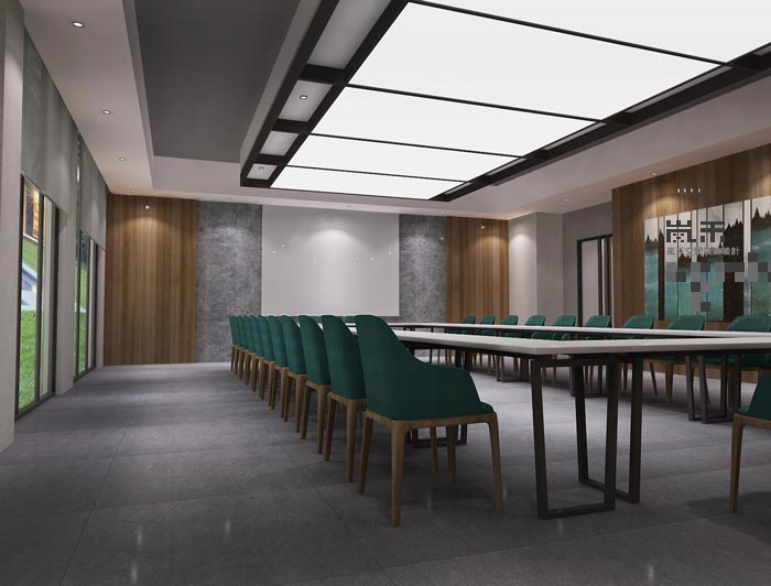 1000平方大型創(chuàng)意辦公室會議室裝修設(shè)計案例效果圖
