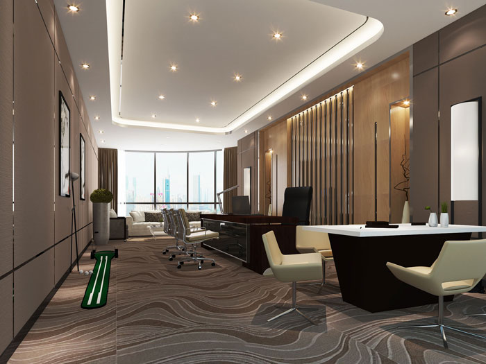 760平方中型創(chuàng)意總經(jīng)理辦公室裝修設(shè)計(jì)案例效果圖