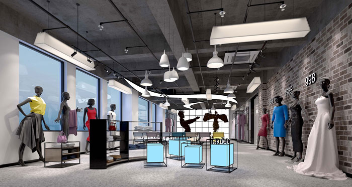 780平方中型創(chuàng)意辦公室展區(qū)裝修設(shè)計(jì)案例效果圖