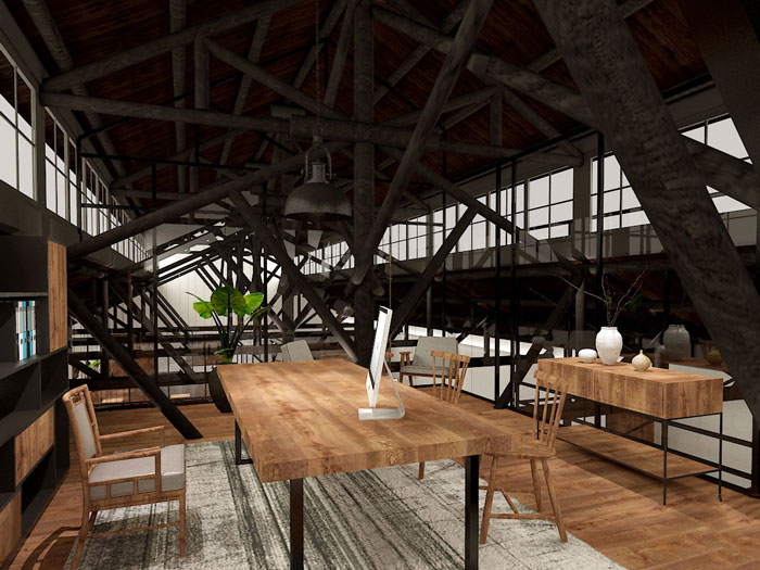 630平方中型創(chuàng)意總經(jīng)理辦公室裝修設(shè)計(jì)案例效果圖