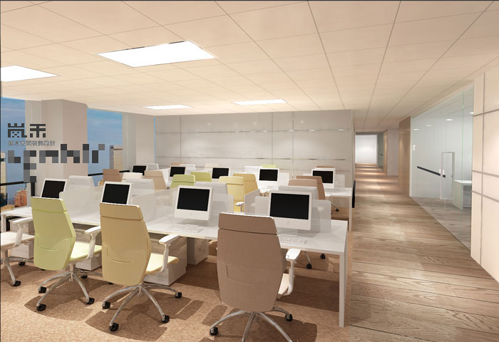 1450平方現(xiàn)代簡(jiǎn)約風(fēng)格辦公室辦公區(qū)域裝修設(shè)計(jì)案例效果圖