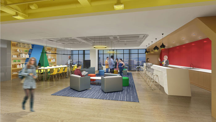 710平方中型創(chuàng)意辦公室裝修設(shè)計案例