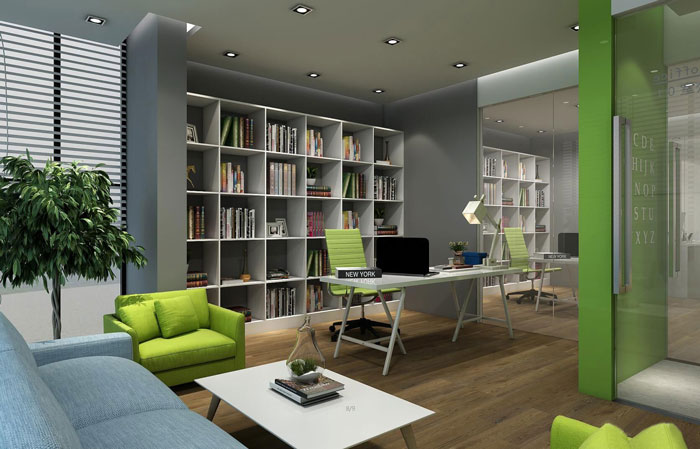 560平方中型總經(jīng)理辦公室裝修設(shè)計(jì)案例效果圖