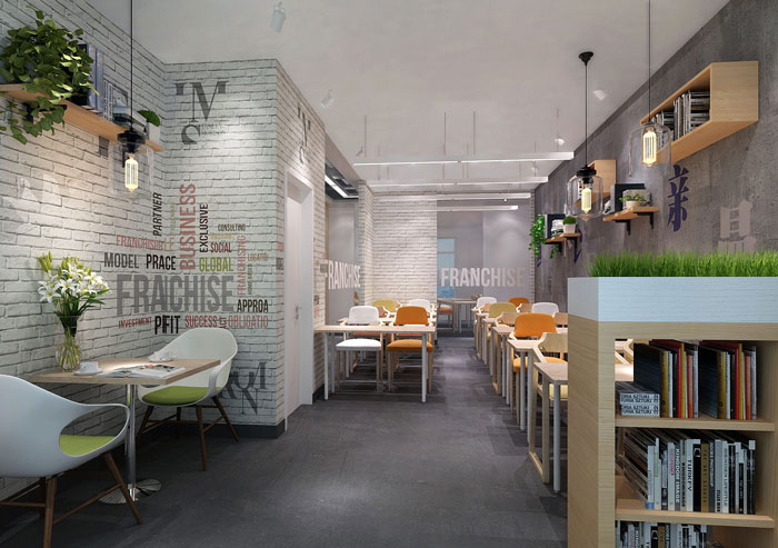 650平方教育辦公室教室裝修設(shè)計(jì)案例效果圖