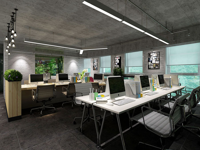650平方教育辦公室辦公區(qū)域裝修設(shè)計(jì)案例效果圖