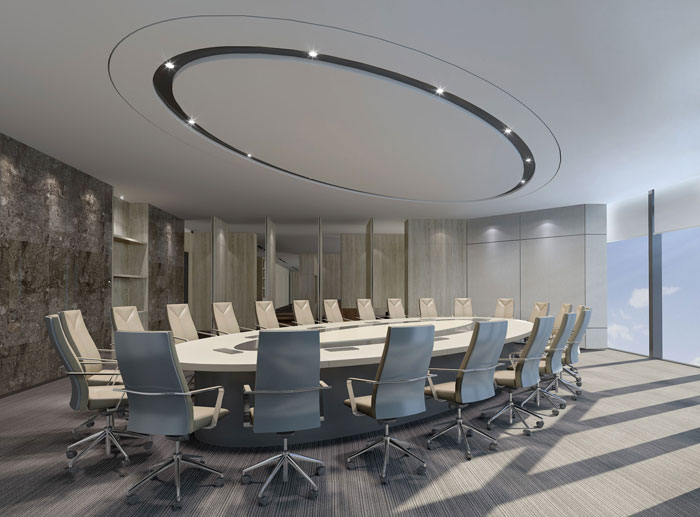1410平方大型創(chuàng)意辦公室會(huì)議室裝修設(shè)計(jì)案例效果圖