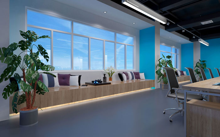 900平方教育行業(yè)辦公室休息區(qū)域裝修設(shè)計(jì)案例效果圖