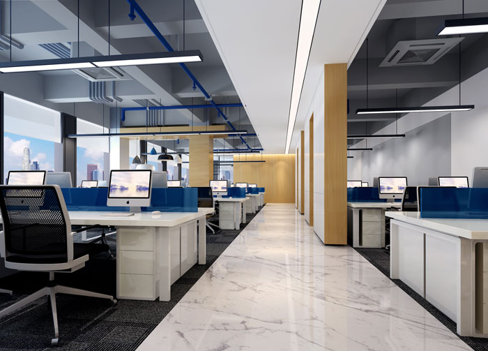 510平方現(xiàn)代簡約辦公室辦公區(qū)域裝修設(shè)計案例效果圖