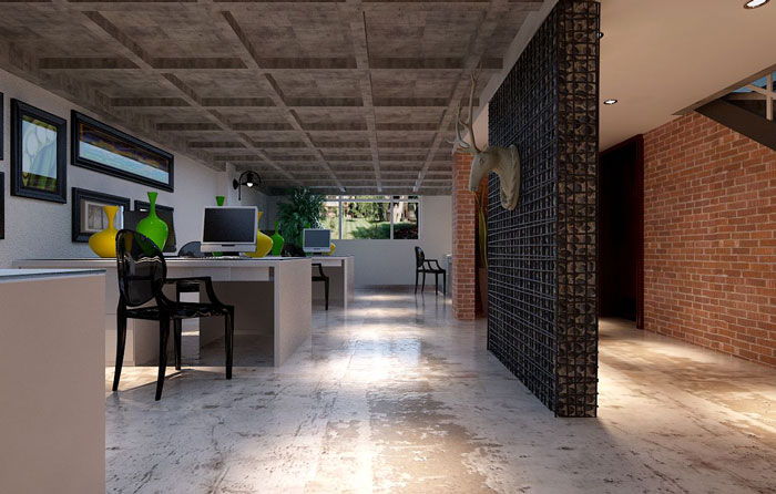 500平方服裝公司辦公室辦公區(qū)域軟裝設(shè)計(jì)效果圖