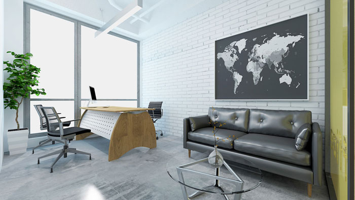 450平方電子商務(wù)總經(jīng)理辦公室裝修設(shè)計案例效果圖