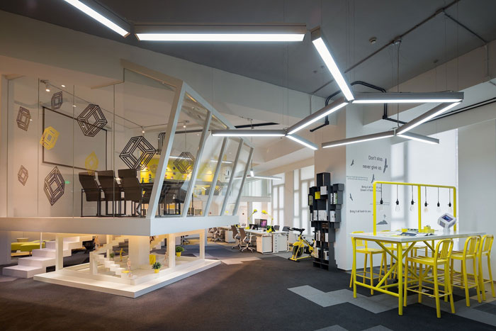 605平方中型辦公室裝修設(shè)計案例效果圖