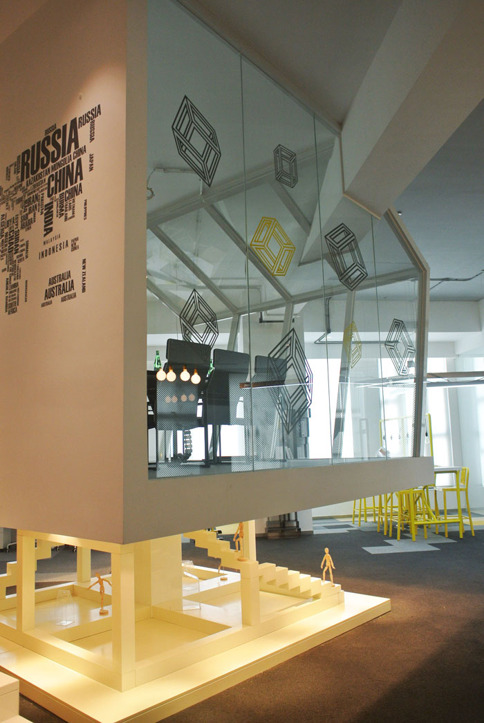 605平方中型辦公室茶水間裝修設(shè)計案例效果圖