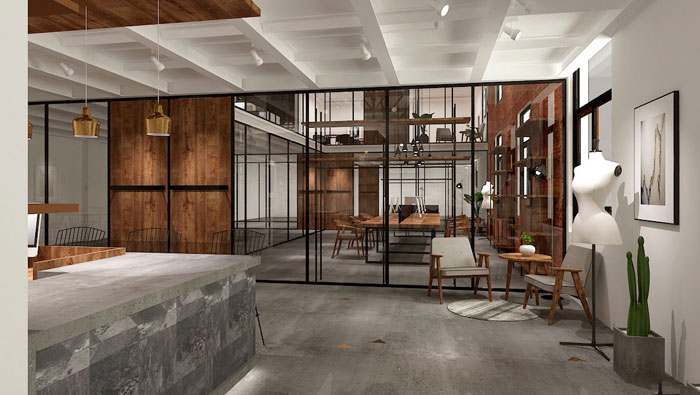 850平方廠房辦公室裝修設(shè)計(jì)案例