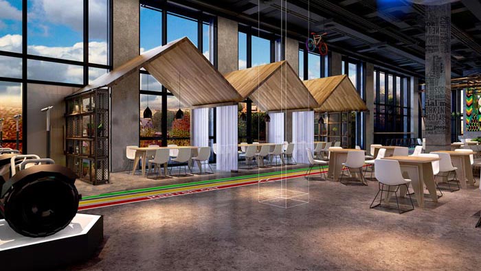 2200平方廠房辦公室裝修設(shè)計(jì)案例