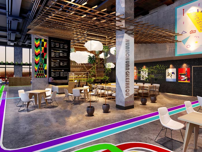 休息區(qū)域辦公室裝修設(shè)計效果圖