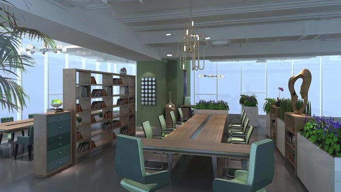 傳媒公司辦公室裝修設(shè)計(jì)案例