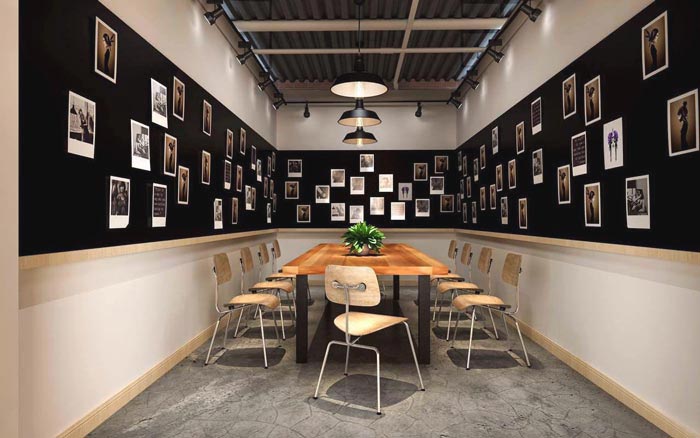 簡約時尚辦公室會議室裝修設(shè)計案例效果圖