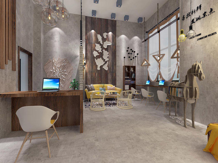 設(shè)計(jì)事務(wù)所辦公室辦公區(qū)域軟裝設(shè)計(jì)方案效果圖