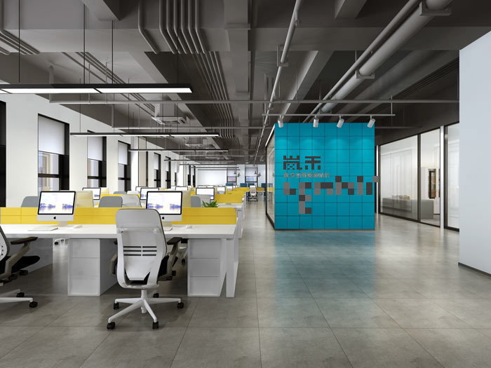 簡約風(fēng)格辦公室辦公空間裝修設(shè)計案例效果圖