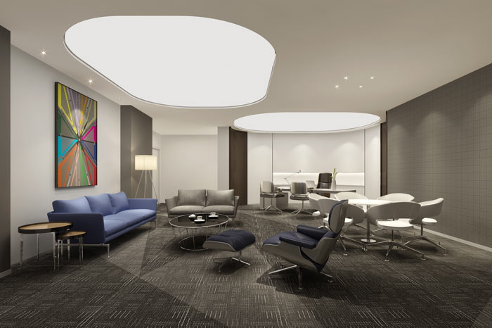 辦公家具廠房總經(jīng)理辦公室裝修設計案例效果圖