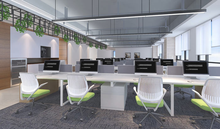 廣告代理公司辦公室辦公區(qū)域裝修設(shè)計(jì)案例效果圖