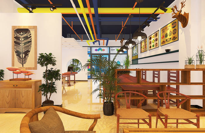 小型廣告工作室軟裝裝修設(shè)計(jì)案例效果圖