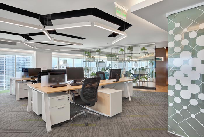 平面設(shè)計公司辦公室動線裝修設(shè)計案例效果圖