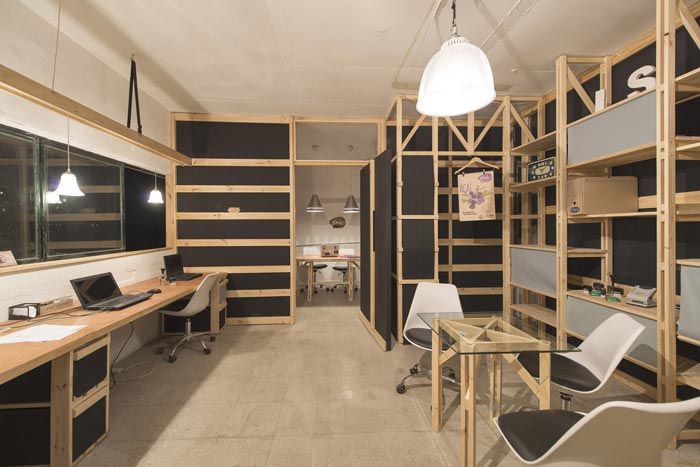 工作室辦公區(qū)域裝修設(shè)計案例效果圖