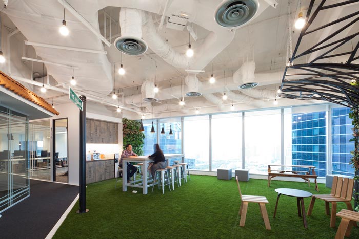 在線旅游公司辦公室茶水間裝修設(shè)計(jì)案例效果圖