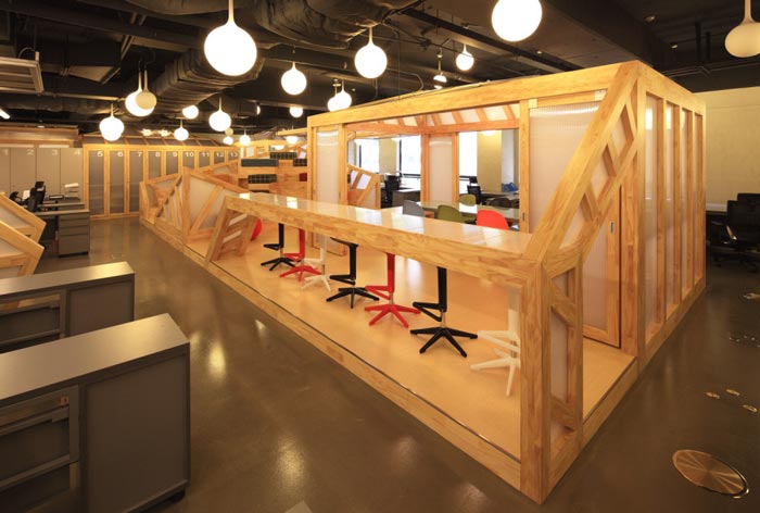 家具廠商辦公室吧臺裝修設(shè)計案例效果圖