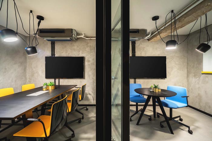 網(wǎng)絡(luò)科技公司辦公室會議室裝修設(shè)計(jì)案例效果圖