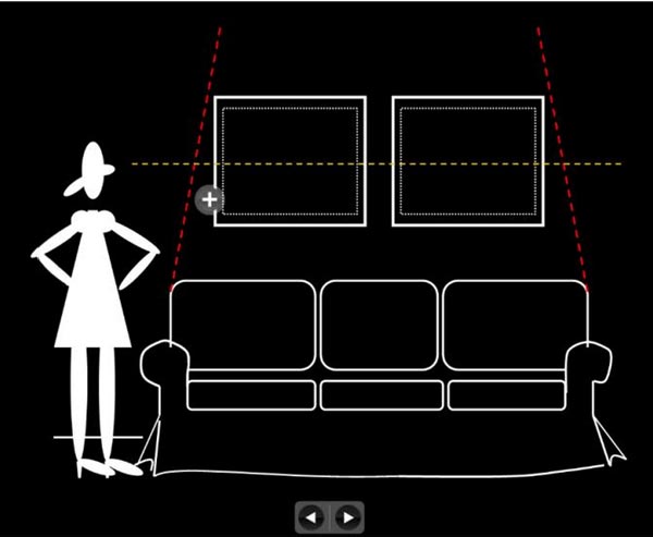 裝飾畫寬度技巧效果圖