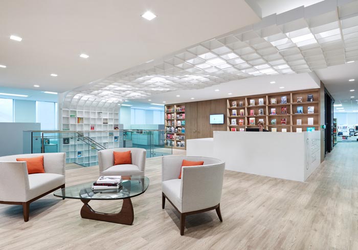 書屋工作室接待區(qū)域裝修設(shè)計(jì)案例效果圖