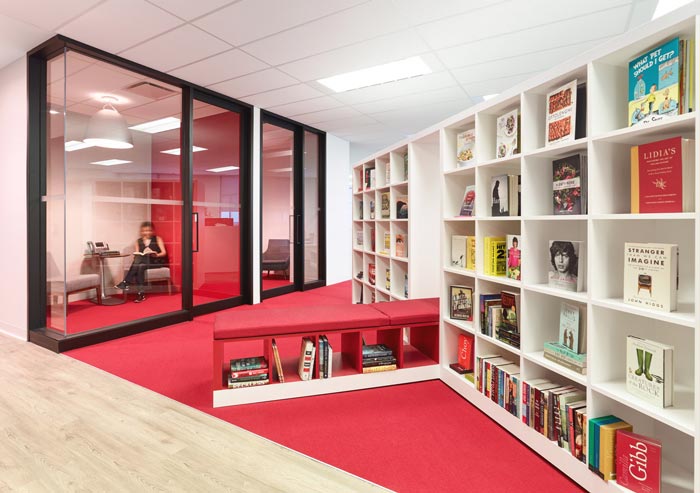 書屋工作室閱讀區(qū)域裝修設(shè)計(jì)案例效果圖