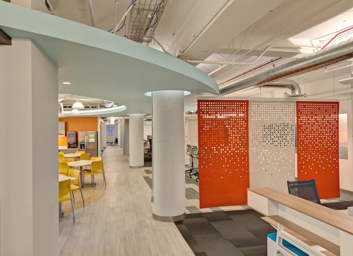 服飾總部辦公室動線裝修設(shè)計(jì)案例效果圖