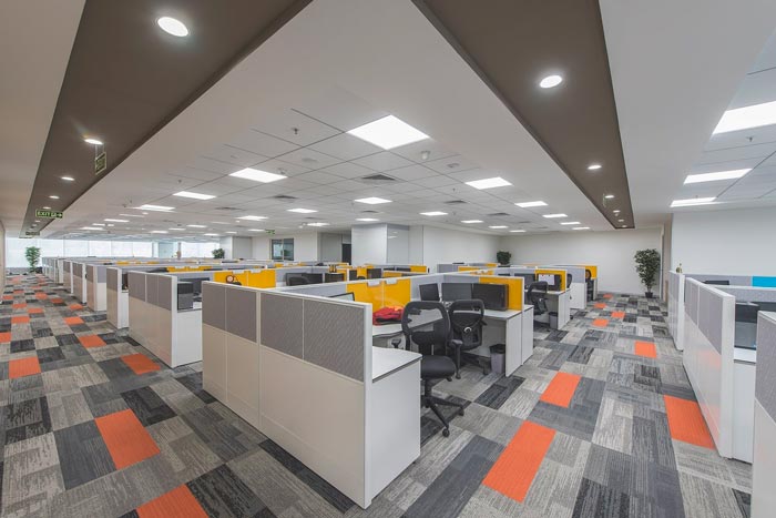 互聯(lián)網(wǎng)服務(wù)提供商辦公室辦公區(qū)域裝修設(shè)計(jì)案例效果圖