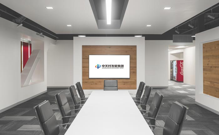 投資者服務(wù)公司辦公室會(huì)議室裝修設(shè)計(jì)案例效果圖