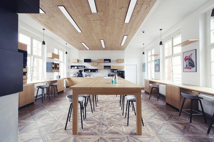 網(wǎng)絡服務公司辦公室茶水間裝修設計案例效果圖