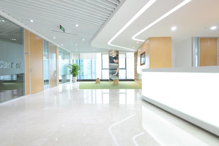 創(chuàng)新辦公室前臺(tái)裝修設(shè)計(jì)案例效果圖