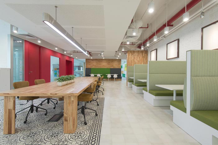 創(chuàng)新辦公室接待區(qū)域裝修設(shè)計(jì)案例效果圖