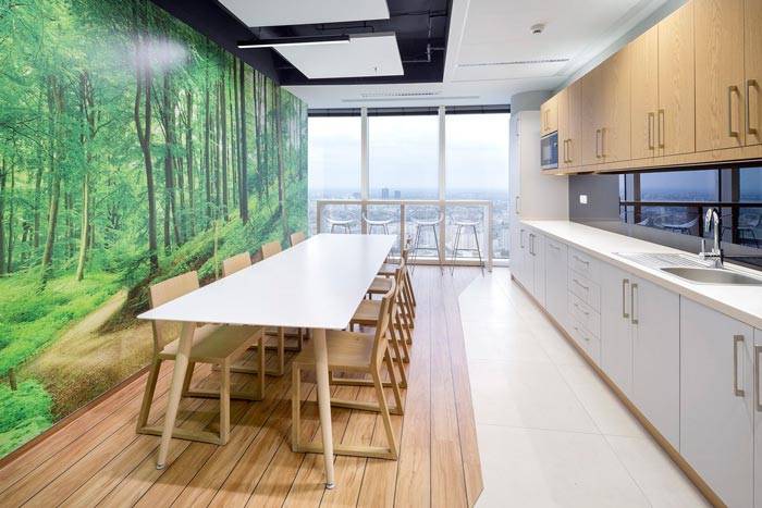 現(xiàn)代簡(jiǎn)約風(fēng)格辦公室茶水間裝修設(shè)計(jì)案例效果圖