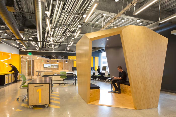 靈活創(chuàng)意辦公空間辦公實用區(qū)域裝修設計案例效果圖