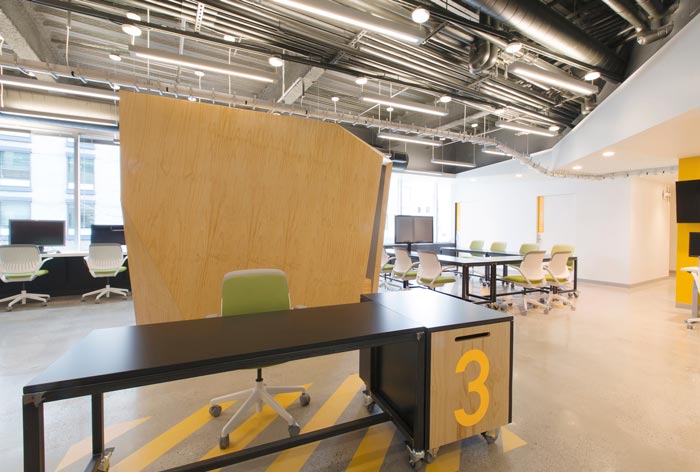 靈活創(chuàng)意辦公空間會議室裝修設計案例效果圖