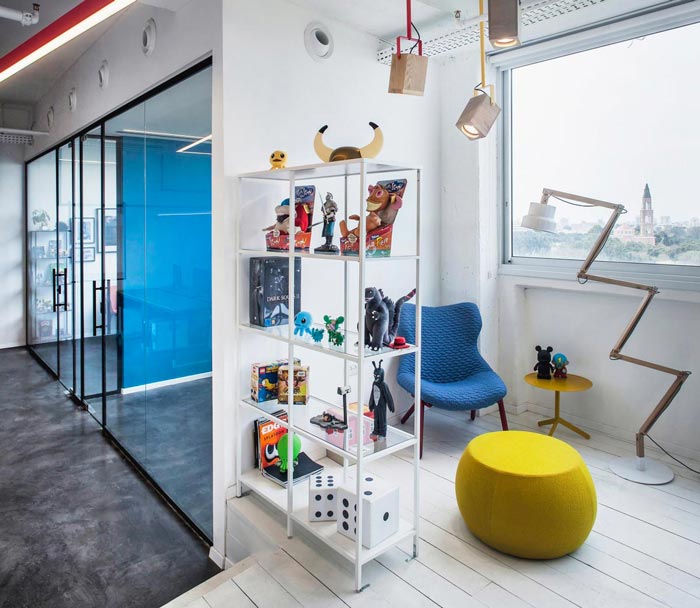 260平方游戲辦公室休息區(qū)域裝修設計實景圖