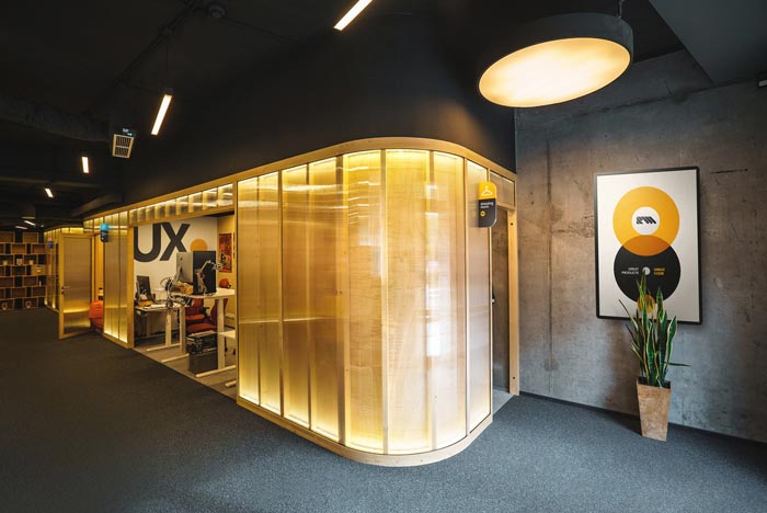 小型創(chuàng)意辦公室動線裝修設計案例效果圖