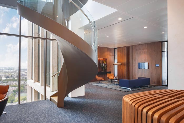 醫(yī)藥公司辦公室前臺接待裝修設(shè)計案例效果圖