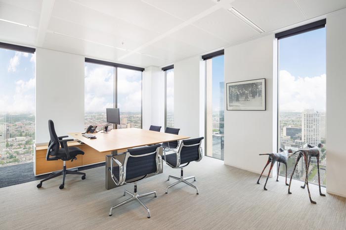 醫(yī)藥公司總經(jīng)理辦公室裝修設(shè)計案例效果圖