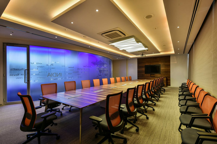 廠房辦公室大會(huì)議室裝修設(shè)計(jì)案例效果圖