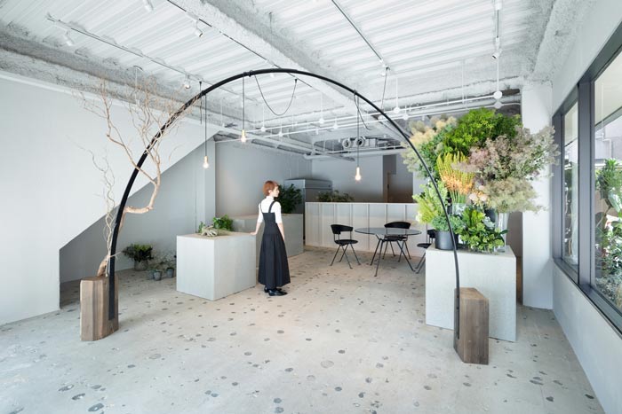 花藝定制工作室工作區(qū)裝修設(shè)計案例效果圖