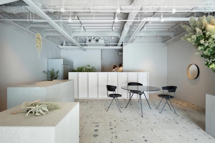 花藝定制工作室工作休息區(qū)裝修設(shè)計案例效果圖